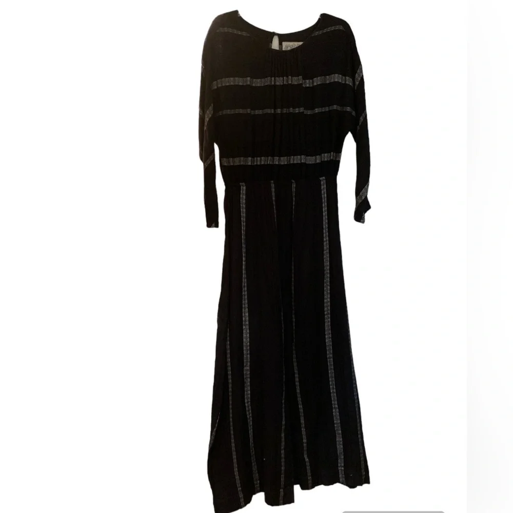 ace and jig maxi dress Ace & Jig Red Stripe Maxi Dress  Mercy Vintage